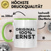 Ernst Tasse Original 100% Ernst Geschenk Grün Trendation