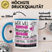 Survival-Trainerin Tasse Geschenk Spruch Wer Will Schon Prinzessin Sein Wenn Man Auch Survival-Trainerin Sein Kann Blau Trendation