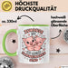 Schweinezüchter Schweine Tier Tasse Becher Geschenk Lustige Geschenkidee Spruch Zuhause Ist Wo Meine Schweinchen Sind Grün Trendation