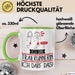 Geschenk für Trailrunnerin Tasse Lustige Geschenkidee Geburtstag Ich Bin Trailrunnerin Ich Darf Das Grün Trendation