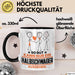Halbschwager Geschenk Tasse So Gut Kann Nur Ein Halbschwager Aussehen Geschenkidee Kaffee-Becher Schwarz Trendation