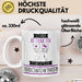 Tierschutzaktivistin Tasse Geschenk Becher Stark Attraktiv Furchtlos Tierschutzaktivistin Lustige Geschenkidee Weiß Trendation