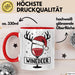 Rotwein-Trinker Tasse Geschenk Weindeer Weihnachten Geschenkidee Für Rot-Weintrinker Kaffee-Becher Rot Trendation