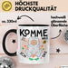 Schaf Tier Bauer Tasse Becher Geschenk Lustige Geschenkidee Spruch Komme Was Wolle Ich Schaf Das Schwarz Trendation
