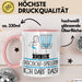 Geschenk für Discgolf-Spielerin Tasse Lustige Geschenkidee Geburtstag Ich Bin Discgolf-Spielerin Ich Darf Das Rosa Trendation