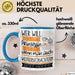 Wildtierbeobachterin Tasse Geschenk Spruch Wer Will Schon Prinzessin Sein Wenn Man Auch Wildtierbeobachterin Sein Kann Blau Trendation