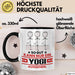 Yogi Geschenk Tasse So Gut Kann Nur Ein Yogi Aussehen Geschenkidee Kaffee-Becher Schwarz Trendation