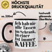 Kaffeeliebhaber Tasse Geschenk Lustige Geschenkidee Spruch Ich Hab Nie Alle Tassen Im Schrank, In Einer Ist Immer Kaffee Schwarz Trendation