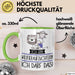 Geschenk für Wildtieraufzüchterin Tasse Lustige Geschenkidee Geburtstag Ich Bin Wildtieraufzüchterin Ich Darf Das Grün Trendation