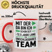 Romantische Pärchen Tasse Geschenk Team seit 12,5 Jahren Geschenkidee Lustig Rot Trendation
