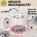 Flötist Geschenk Tasse So Gut Kann Nur Ein Flötist Aussehen Geschenkidee Kaffee-Becher Weiß Trendation
