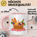 Picknick Fan Tasse Geschenkidee für Draußen Essen Liebhaber Rosa Trendation