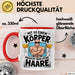 Glatzkopf Männer Tasse Geschenkidee Du Brauchst Keine Haare Rot Trendation
