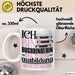 Buchbinderin Ausbildung Start Geschenk Tasse Ich Bin Buchbinderin In Der Ausbildung Ich Darf Das Kaffee-Becher Geschenkidee Weiß Trendation