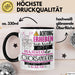 Chorsängerin Tasse Geschenk Lustiger Spruch Bitte Erheben Sie Sich Seine Majestät Die Chorsängerin Betritt Den Raum Schwarz Trendation