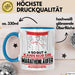 Marathonläufer Geschenk Tasse So Gut Kann Nur Ein Marathonläufer Aussehen Geschenkidee Kaffee-Becher Blau Trendation