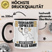 Squash-Spieler Tasse Geschenk für Squash-Spieler Der Mann Der Alles Kann Geschenkidee zum Geburtstag Schwarz Trendation
