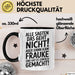 Frauke Tasse Geschenk Alle Sagten Das Geht Nicht Aber Dann Kam Frauke Und Hat Es Einfach Gemacht Geschenkidee Becher mit Name Schwarz Trendation