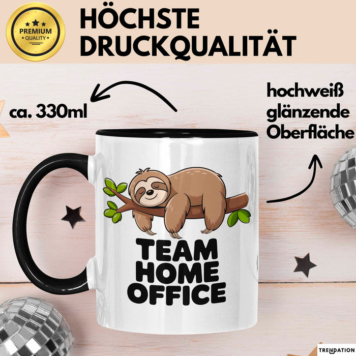 Bürokollege Faultier Tasse Geschenk Lustige Geschenkidee Team Home Office Trendation