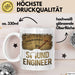 Toningenieur Ingenieurwesen Tasse Geschenk Lustige Geschenkidee Spruch Tontechniker Vu Meter Weiß Trendation