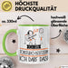 Geschenk für Tonstudio-Besitzerin Tasse Lustige Geschenkidee Geburtstag Ich Bin Tonstudio-Besitzerin Ich Darf Das Grün Trendation