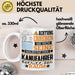 Kanufahrer Geschenk Tasse Lustiger Spruch Erheben Sie Sich Der Kanufahrer Betritt den Raum Weiß Trendation