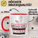 Hundegassi-Service Weil Es Keinen Schöneren Beruf Gibt Tasse Geschenk für Eine Hundegassi-Service Lustig Rot Trendation