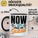 Now We Have The Salad Tasse Geschenk Deutsch Englisch Wortspiel Schwarz Trendation