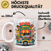 Strassen Food Liebhaber Tasse Geschenkidee für Foodtruck Fan Weiß Trendation