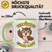 Eule Tierliebhaber Tasse Geschenk Lustige Geschenkidee Spruch Verrückte Eulen Lady Grün Trendation