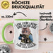 Sarkastische Katze Tasse Geschenk Lustige Geschenkidee Lebe Liebe Lache Grün Trendation