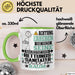 Rettungssanitäter Geschenk Tasse Lustiger Spruch Erheben Sie Sich Der Rettungssanitäter Betritt den Raum Grün Trendation