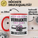 3D Drucker Tasse "Verrückte 3D Drucker" Geschenkidee für TechnikFans Rot Trendation