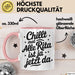 Rita Tasse Geschenk Chillt Mal Alle Rita Ist Ja Jetzt Da Geschenkidee Becher mit Name Rosa Trendation