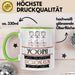 Yogini Weil Es Keinen Schöneren Beruf Gibt Tasse Geschenk für Eine Yogini Lustig Grün Trendation