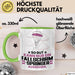Fallschirmspringer Geschenk Tasse So Gut Kann Nur Ein Fallschirmspringer Aussehen Geschenkidee Kaffee-Becher Grün Trendation