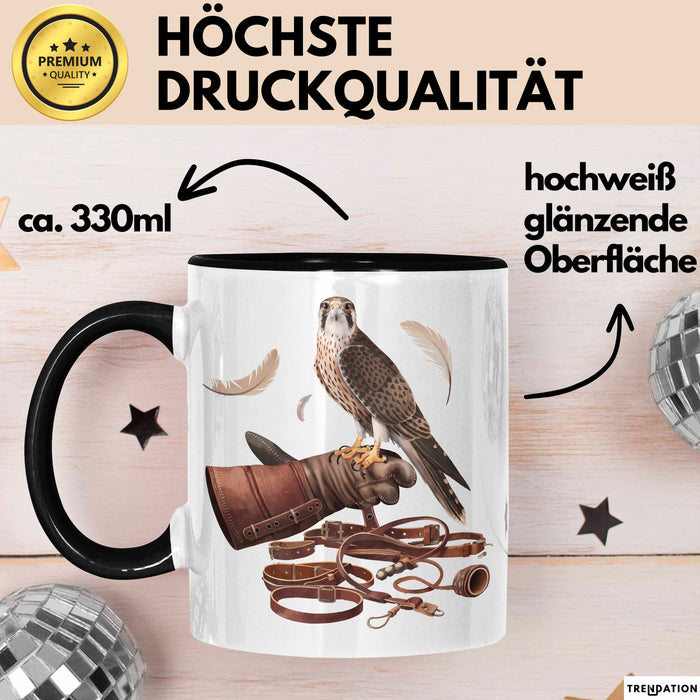 Falke Adlerei Enthusiast Tasse Geschenk Lustige Geschenkidee Spruch Für Greifvogel Fans Trendation
