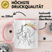 Pferde Tierliebhaber Tasse Geschenk Lustige Geschenkidee Spruch Rosa Trendation