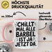 Bärbel Tasse Geschenk Chillt Mal Alle Bärbel Ist Ja Jetzt Da Geschenkidee Becher mit Name Rosa Trendation