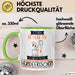 Hundefrisörin Tasse Geschenk Becher Stark Attraktiv Furchtlos Hundefrisörin Lustige Geschenkidee Grün Trendation