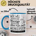 Wildnisexpertin Tasse Geschenk Spruch Wer Will Schon Prinzessin Sein Wenn Man Auch Wildnisexpertin Sein Kann Blau Trendation