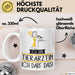 Geschenk für Tierärztin Tasse Lustige Geschenkidee Geburtstag Ich Bin Tierärztin Ich Darf Das Weiß Trendation