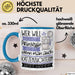 Katzenzüchterin Tasse Geschenk Spruch Wer Will Schon Prinzessin Sein Wenn Man Auch Katzenzüchterin Sein Kann Blau Trendation