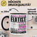 Flötist Geschenk Tasse Geschenkidee für Flötist Geburtstag Lustig Ich Bin Flötist Ich Kann Es Dir Erklären Aber Nicht Für Dich Verstehen Schwarz Trendation