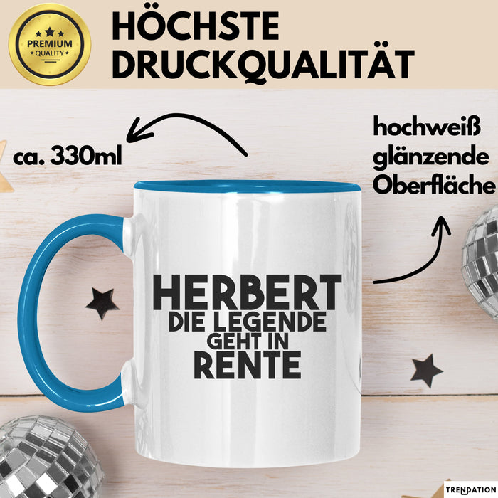 Herbert Tasse Herbert – Die Legende Geht In Rente Geschenk