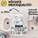 Geschenk für Katzenspielzeug-Designerin Tasse Lustige Geschenkidee Geburtstag Ich Bin Katzenspielzeug-Designerin Ich Darf Das Weiß Trendation