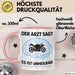 Motorradfahrer Biker Motorradfahren Tasse Geschenk Lustige Geschenkidee Spruch Der Arzt Sagt Es Ist Unheilbar Rosa Trendation