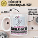 Skifahrer Geschenk Tasse Ich Bin Skifahrer Aber Sag Doch Einfach Superheld Lustige Geschenkdiee für Skifahrer Kaffee-Becher Weiß Trendation