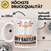 DIY-Bastler Geschenk Tasse Ich Bin DIY-Bastler Aber Sag Doch Einfach Superheld Lustige Geschenkdiee für DIY-Bastler Kaffee-Becher Weiß Trendation