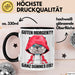 Sarkasmus Tasse Geschenk Lustiger Spruch Guten Morgen Ganz Dünnes Eis Katze Becher Schwarz Trendation